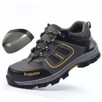 Wilderness Survival Safety Shoes Steel Toe Steel Mid-plate Anti-slip Anti-smashing Work Men Work Boots Work Safety Boots Men
Wilderness Survival Safety Shoes Steel Toe Steel Mid-plate Anti-slip Anti-smashing Work Men Work Boots Work Safety Boots Men