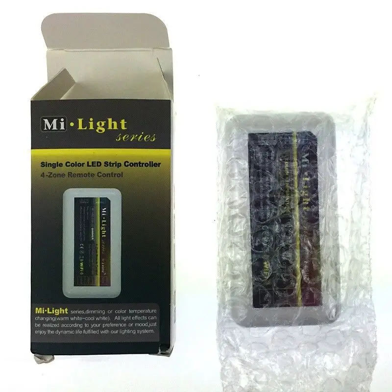MiLight 2.4G RF 4-Zone WIFI Controller Wireless Dual White Brightness Adjustable Dimmer for WW/CW Single Color led strip FUT035
MiLight 2.4G RF 4-Zone WIFI Controller Wireless Dual White Brightness Adjustable Dimmer for WW/CW Single Color led strip FUT035