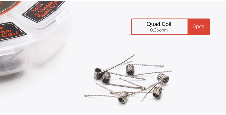 Volcanee 48pcs 8 in 1 Premade Coil Alien Clapton Fused Twisted Hive Heating Wire for E Cig Box Mod RDA RTA Tank Core Vape Coils