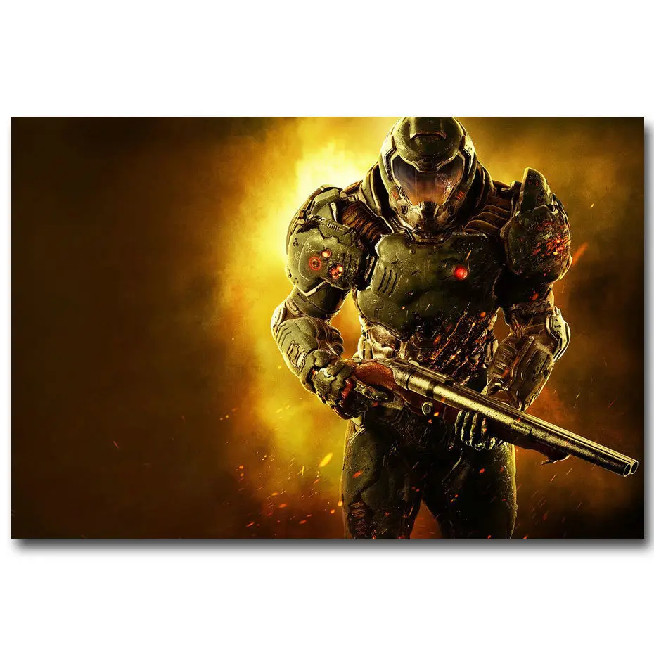 J2440- DOOM 4 Game Pop 14x21 24x36 Inches Silk Art Poster Top Fabric Print Home Wall Decor
J2440- DOOM 4 Game Pop 14x21 24x36 Inches Silk Art Poster Top Fabric Print Home Wall Decor