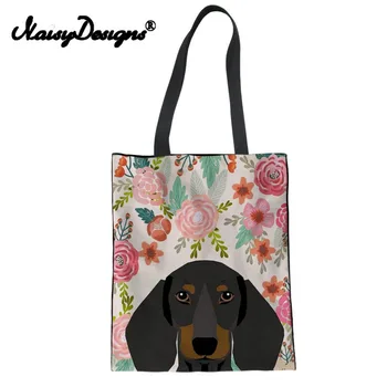Noisydesigns Tote Bags Women Eco-friend Handbags Cute Dachshund Dog Women Foldable Shopping Shoulder Bags Linen Beach Canvas N
Noisydesigns Tote Bags Women Eco-friend Handbags Cute Dachshund Dog Women Foldable Shopping Shoulder Bags Linen Beach Canvas N