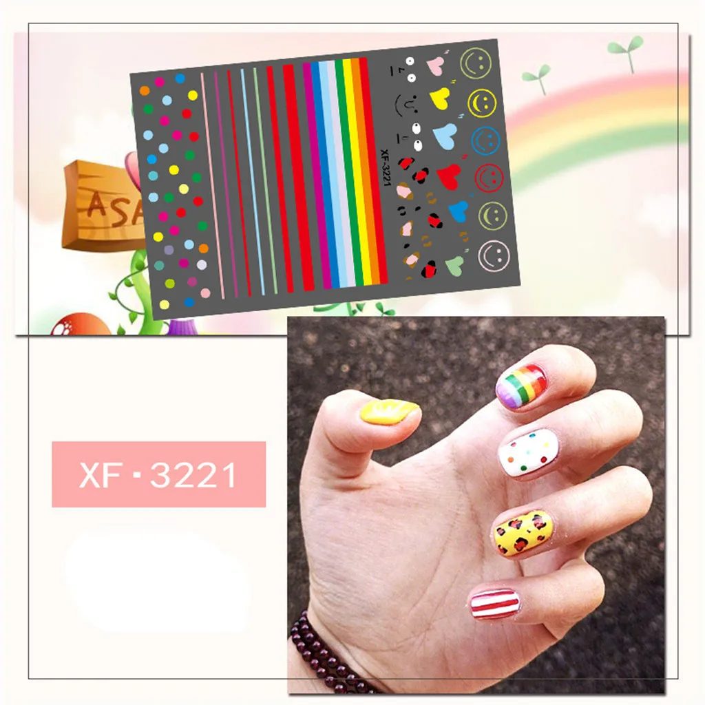 Nails Sticker Art Makeup Tools Nail Sticker Explosion Models Fresh Flowers Eggs Jump Color Stickers 8W1
Nails Sticker Art Makeup Tools Nail Sticker Explosion Models Fresh Flowers Eggs Jump Color Stickers 8W1