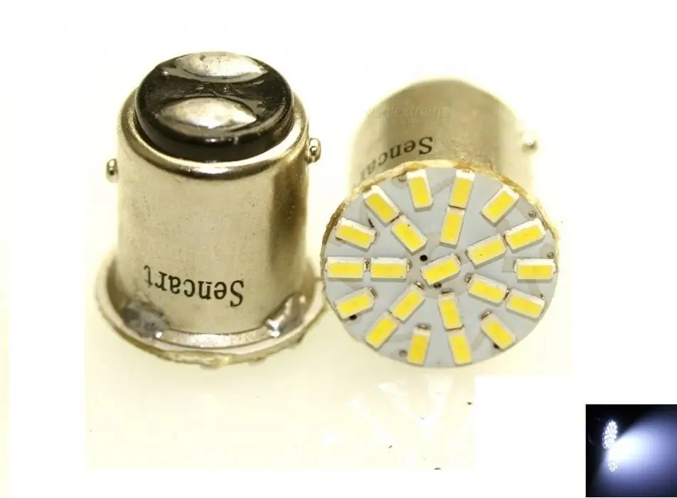 10Pcs LED 1157 BAY15D 22 LED 22-3014SMD White Fast Strobe Car Steering Blubs (2PCS)
10Pcs LED 1157 BAY15D 22 LED 22-3014SMD White Fast Strobe Car Steering Blubs (2PCS)
