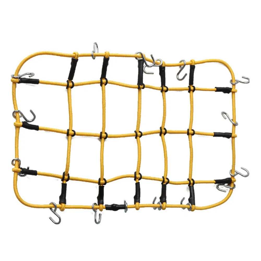 Elastic Luggage Net Car Roof Rack Storage Nets with Hooks for Axial SCX10 D90 RC4WD Traxxas TRX4 1:10 RC Car
Elastic Luggage Net Car Roof Rack Storage Nets with Hooks for Axial SCX10 D90 RC4WD Traxxas TRX4 1:10 RC Car