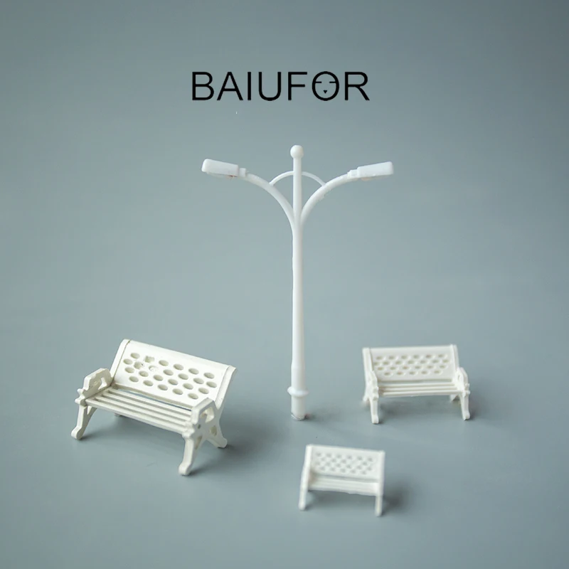 BAIUFOR Figurines & Miniatures, Mini Park Chair Streetlight Fairy Garden Decor Doll House Accessories Building Model Material
BAIUFOR Figurines & Miniatures, Mini Park Chair Streetlight Fairy Garden Decor Doll House Accessories Building Model Material