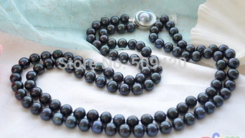 women Fashion Jewelry Shipping >>2ROW 17-19" 9mm ROUND BLACK FRESHWATER PEARL NECKLACE MABE Fine Factory direct
women Fashion Jewelry Shipping >>2ROW 17-19" 9mm ROUND BLACK FRESHWATER PEARL NECKLACE MABE Fine Factory direct