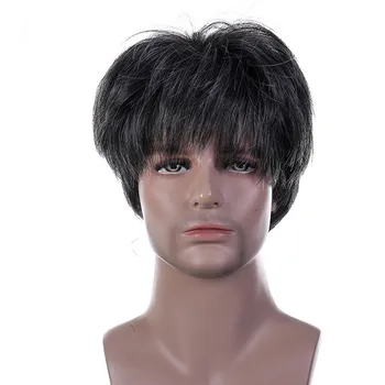 Gres Short Toupee Hair for Men High Temperature Fiber Black Synthetic Hair Pieces Male Wigs for the Aged
Gres Short Toupee Hair for Men High Temperature Fiber Black Synthetic Hair Pieces Male Wigs for the Aged