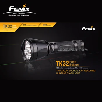 Far-reaching Fenix TK32 1000 Lumens Tri-colour Source Hunting Flashlight with 422-meter Beam Distance
Far-reaching Fenix TK32 1000 Lumens Tri-colour Source Hunting Flashlight with 422-meter Beam Distance