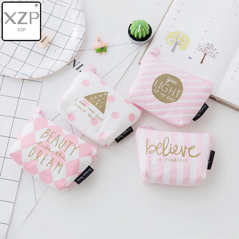 

XZP Cute Pink Coin Purses Holder Fashion Girl Kids Mini Gift Change Wallets Money Bag Coin Bag Children Women Zipper Pouch Gift