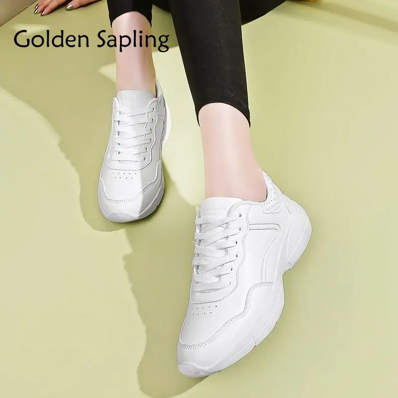 Golden Sapling White Women's Running Shoes Woman Sport Sneakers Breathable Leather Women Sport Shoes Trail Lightweight Sneakers
Golden Sapling White Women's Running Shoes Woman Sport Sneakers Breathable Leather Women Sport Shoes Trail Lightweight Sneakers