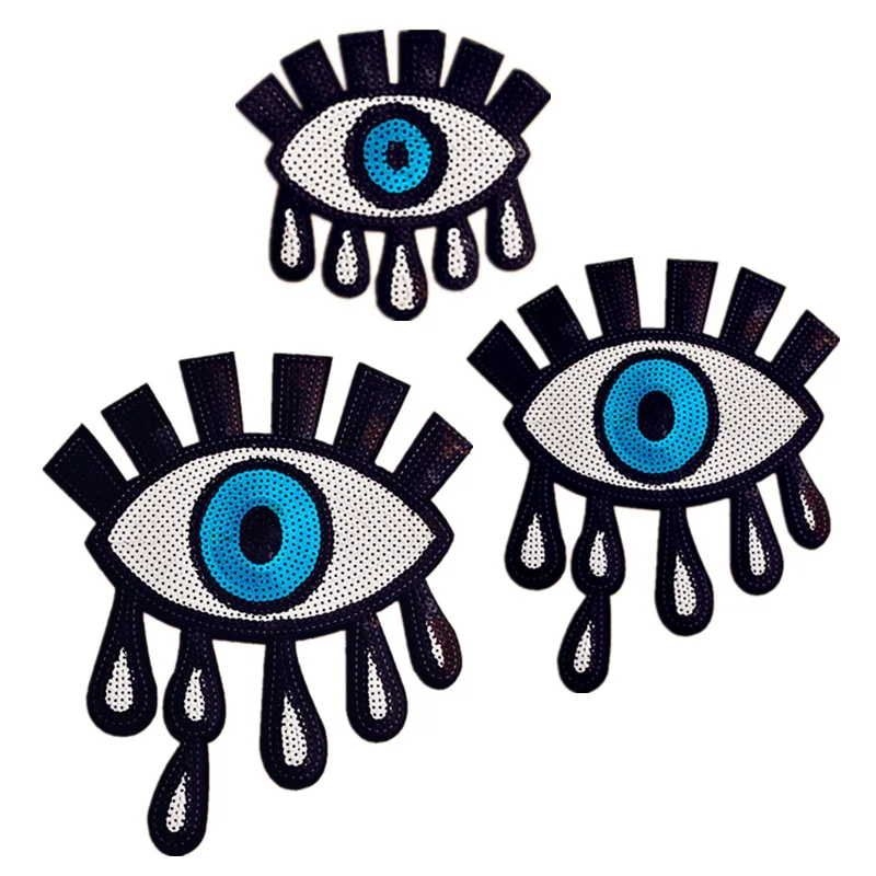 3pcs/lot Big Eyes Patches Hot Iron On Sequin Applique for Clothes Handmade Sewing Accessories Fabric Dress Ornaments Badges
3pcs/lot Big Eyes Patches Hot Iron On Sequin Applique for Clothes Handmade Sewing Accessories Fabric Dress Ornaments Badges