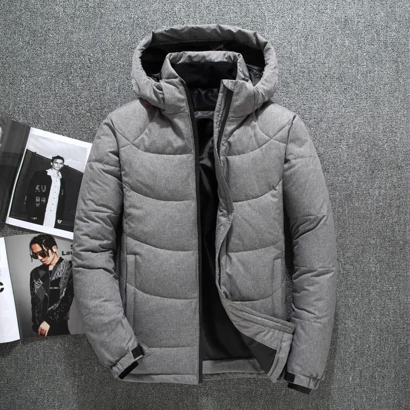 Brieuces 2020 Men's Down Jacket Warm White Duck Winter Coat Hooded Mens Waterproof windbreak Male Casual hoodie Jacket Coat
Brieuces 2020 Men's Down Jacket Warm White Duck Winter Coat Hooded Mens Waterproof windbreak Male Casual hoodie Jacket Coat