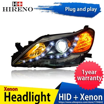 Hireno Headlamp for 2010-2013 Toyota REIZ MARK X Car Headlight Assembly LED DRL Angel Lens Double Beam HID Xenon 2pcs
Hireno Headlamp for 2010-2013 Toyota REIZ MARK X Car Headlight Assembly LED DRL Angel Lens Double Beam HID Xenon 2pcs