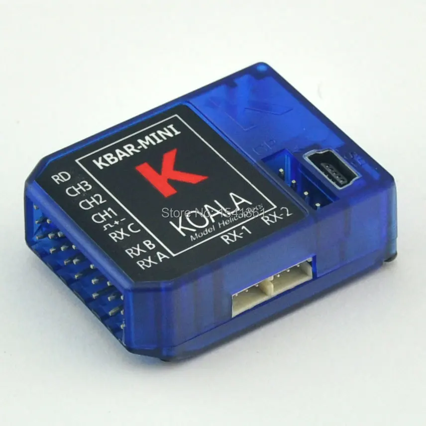 Blue Rev. Mini KBAR высокоскоростная 3-осевая Гироскопическая система без Flybarless для