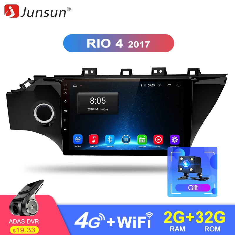 Junsun V1 2G+32G Android 9.0 DSP Car Radio Multimedia Video Player for KIA RIO 4 2017 2 din DVD GPS Navigation RDS
Junsun V1 2G+32G Android 9.0 DSP Car Radio Multimedia Video Player for KIA RIO 4 2017 2 din DVD GPS Navigation RDS