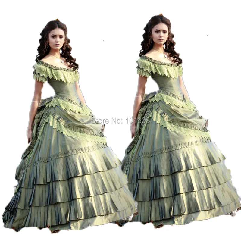 Tailored!Green 18th Century French Noble style Duchess Civil war Renaissance Theater Victorian Reenactment dresses HL-245
Tailored!Green 18th Century French Noble style Duchess Civil war Renaissance Theater Victorian Reenactment dresses HL-245