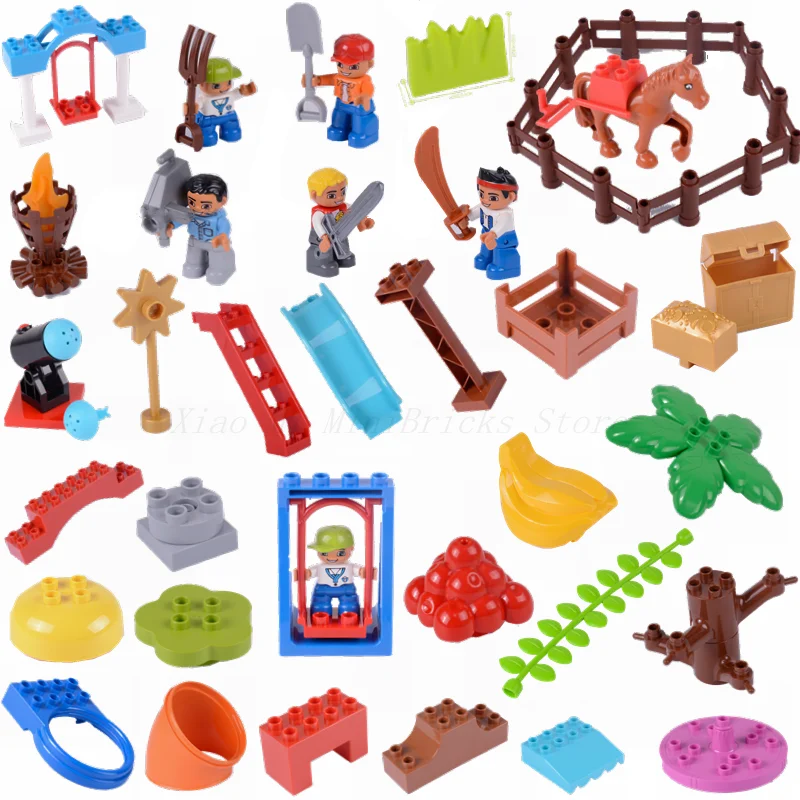 Big Size Legoing Duplo Figures Animal DIY Building Blocks Accessories Compatible Legoings Duploed Baby Children Educational Toys
Big Size Legoing Duplo Figures Animal DIY Building Blocks Accessories Compatible Legoings Duploed Baby Children Educational Toys