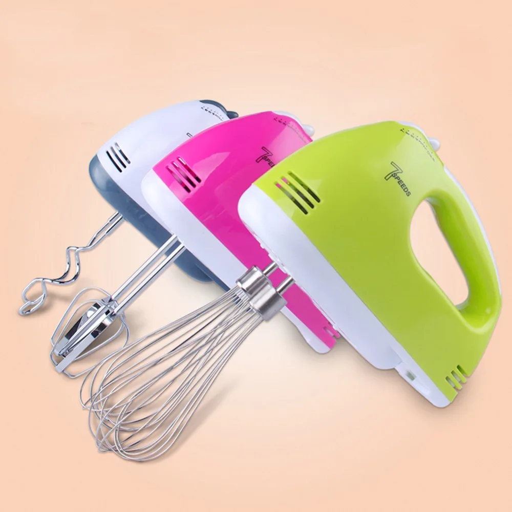

7 Speed Hand Mixer Home Kitchen Electric Cream Blender Baking Cake Biscuit For House Home Kitchen