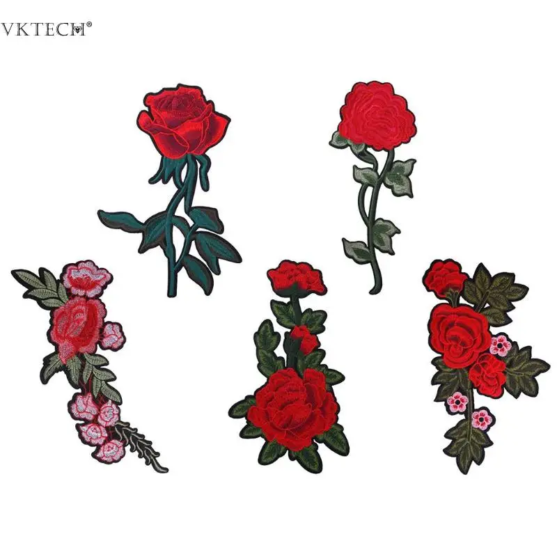 5 Styles Elegant Rose Flower Embroidered Patch for DIY Sewing Clothes Bag Appliques for Handbag Pants Patches Sewing Acessories
5 Styles Elegant Rose Flower Embroidered Patch for DIY Sewing Clothes Bag Appliques for Handbag Pants Patches Sewing Acessories