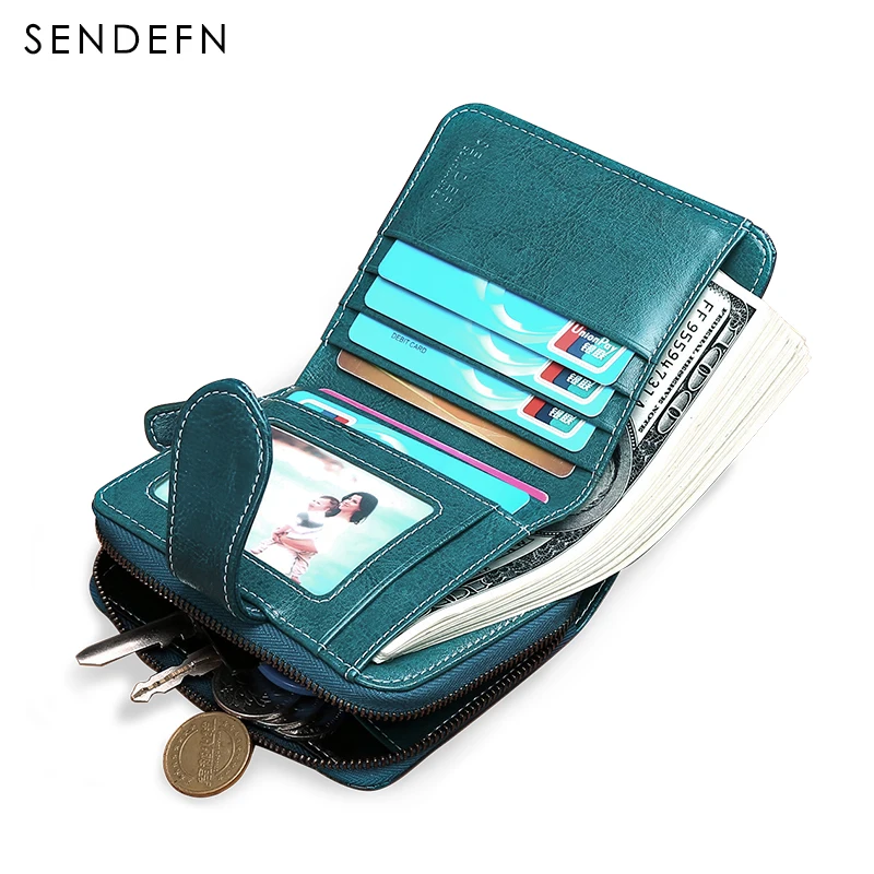 Lady Leather Purse Women Short Wallets SENDEFN 2020 New Vintage Grils Purses Female Small Wallet Card Holder
Lady Leather Purse Women Short Wallets SENDEFN 2020 New Vintage Grils Purses Female Small Wallet Card Holder