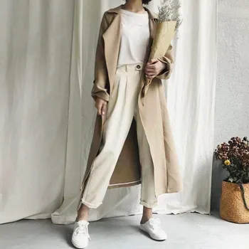 Women Trench Coats Long Sleeve Belt Casual Pockets Female Outwear Elegant 2019 New Fashion Windbreaker For Female Ds50176
Women Trench Coats Long Sleeve Belt Casual Pockets Female Outwear Elegant 2019 New Fashion Windbreaker For Female Ds50176
