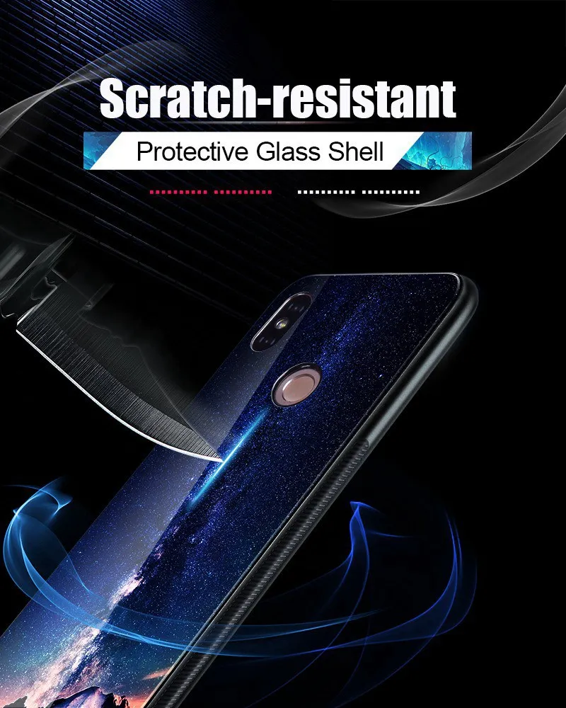 TOMKAS Tempered Glass Case For Xiaomi Redmi Note 5 Global 4X Space Coque Case Redmi 4X 5 Plus Cover Phone Cases For Xiaomi Mi A1 (10)
