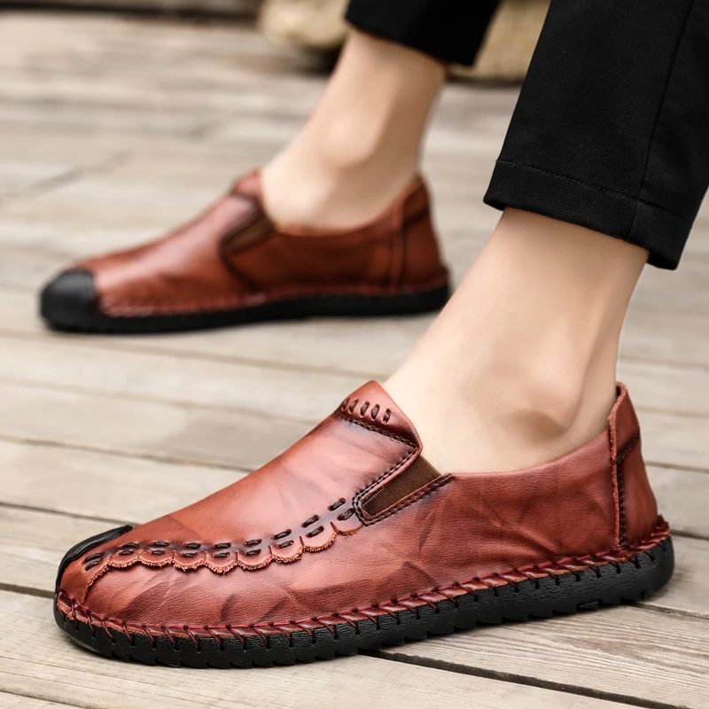 New big size 38-48 men casual shoes loafers spring and autumn mens moccasins shoes genuine leather men's flats shoes
New big size 38-48 men casual shoes loafers spring and autumn mens moccasins shoes genuine leather men's flats shoes