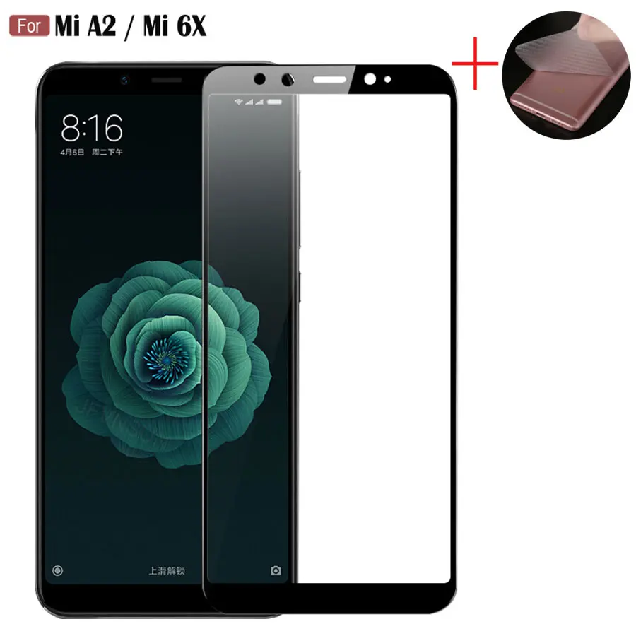JFVNSUN Glass For Xiaomi Mi A2 Mi 6X miA2 Tempered Glass 5.99" Full Protective Screen Protector + Gift Soft Back Protective Film
JFVNSUN Glass For Xiaomi Mi A2 Mi 6X miA2 Tempered Glass 5.99" Full Protective Screen Protector + Gift Soft Back Protective Film