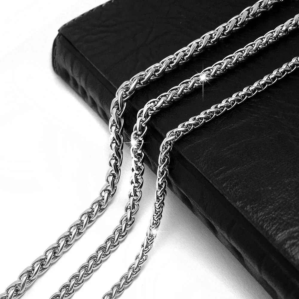 Snake Chain Long Mens Necklace Chain Stainless Steel for Women with Lobster Clasps 3,4,5mm Width 50,60,70,80,90cm Length
Snake Chain Long Mens Necklace Chain Stainless Steel for Women with Lobster Clasps 3,4,5mm Width 50,60,70,80,90cm Length