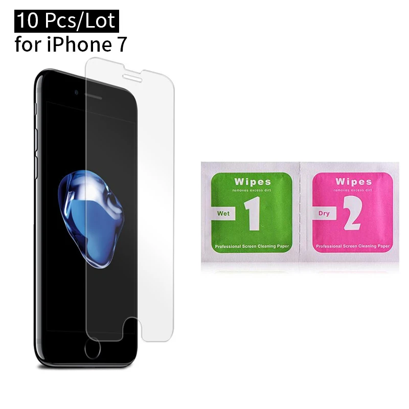 30 шт. оптовая продажа для iPhone 8 Plus прозрачная защитная пленка экрана 6 6s 7 0 3 мм 2.5D