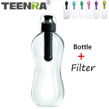 TEENRA 500Ml Carbon Filter Water Bottle Outdoor PE Drinking Bottle Travel Fliter Water Bottle Portable Sports Drinkware
TEENRA 500Ml Carbon Filter Water Bottle Outdoor PE Drinking Bottle Travel Fliter Water Bottle Portable Sports Drinkware