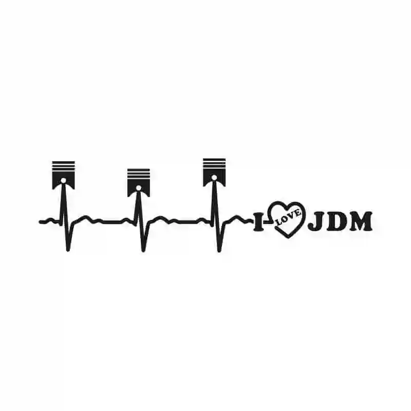Pegatina I Love JDM Piston Heart Cardiogram Funny Car Window Decal Bumper Sticker Vinyl Truck Sticker Racing Mechanic Posters
Pegatina I Love JDM Piston Heart Cardiogram Funny Car Window Decal Bumper Sticker Vinyl Truck Sticker Racing Mechanic Posters