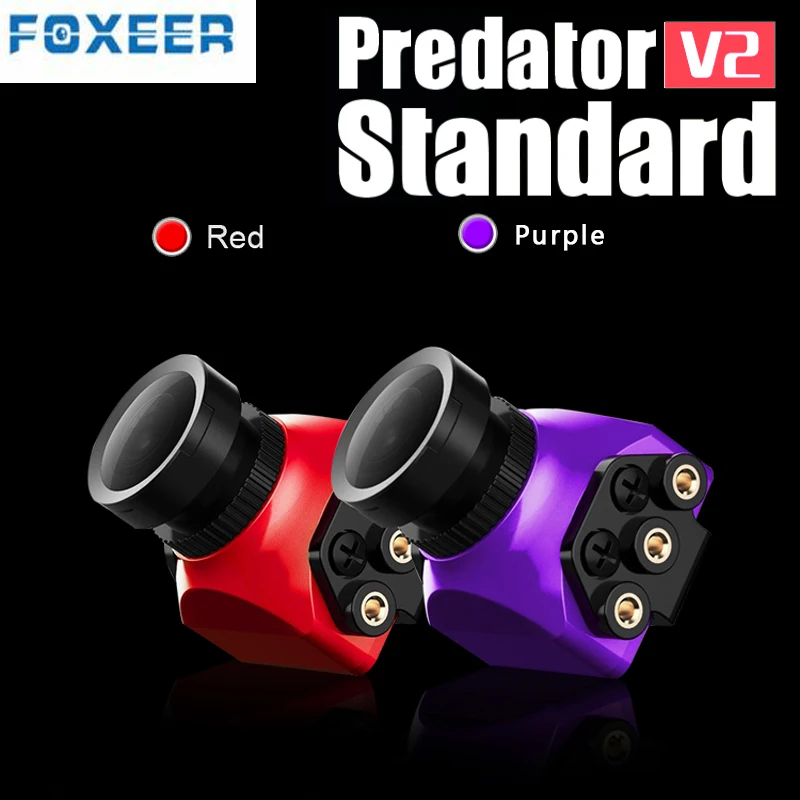 Foxeer Predator V2 Standard Mini FPV Camera 1000TVL 2.5mm PAL Super WDR 4:3 for FPV Racing Drone Quadcopter
Foxeer Predator V2 Standard Mini FPV Camera 1000TVL 2.5mm PAL Super WDR 4:3 for FPV Racing Drone Quadcopter