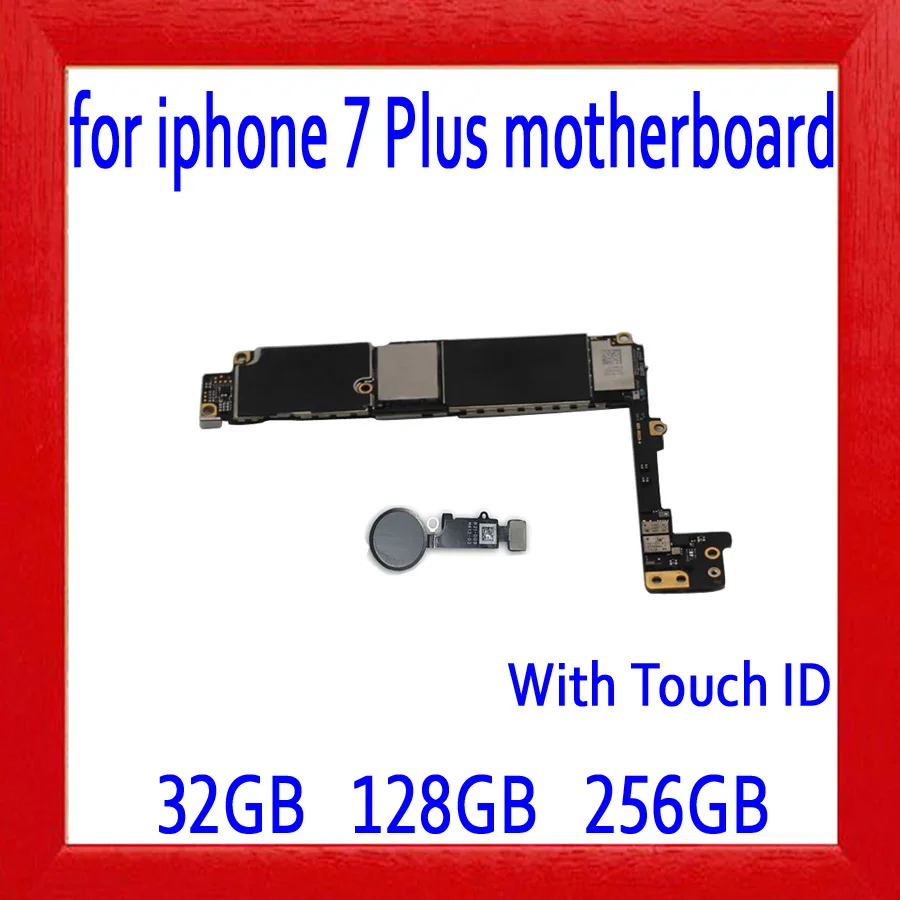 32GB / 128GB / 256GB for iphone 7 Plus Motherboard with Touch ID,100% Original unlocked for iphone 7P Mainboard,Good Tested
32GB / 128GB / 256GB for iphone 7 Plus Motherboard with Touch ID,100% Original unlocked for iphone 7P Mainboard,Good Tested