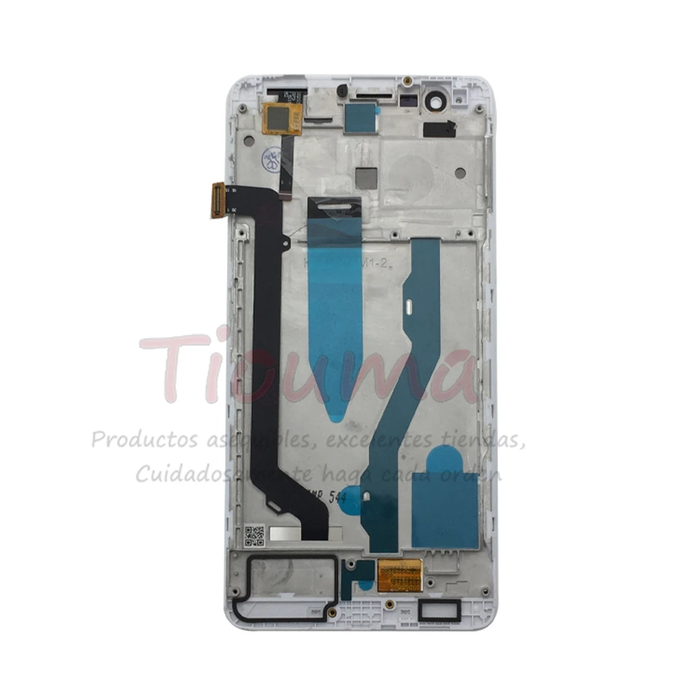 Lenovo K5 Note LCD Display With Frame white (6)