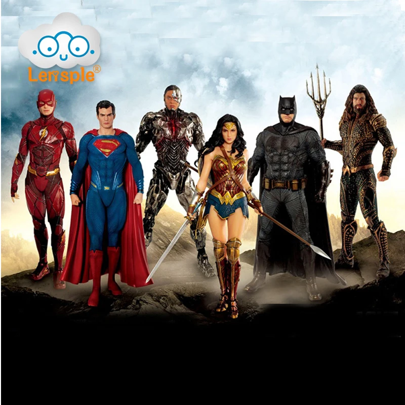 Lensple 22cm Batman Wonder Woman Superman Flash Super Hero Action Figure Toy Collection Model For Kids
Lensple 22cm Batman Wonder Woman Superman Flash Super Hero Action Figure Toy Collection Model For Kids