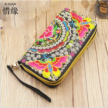 XIYUAN BRAND chinese fashion vintage national embroidery handmade bag ethnic women large capacity Double zipper wallet purse s
XIYUAN BRAND chinese fashion vintage national embroidery handmade bag ethnic women large capacity Double zipper wallet purse s