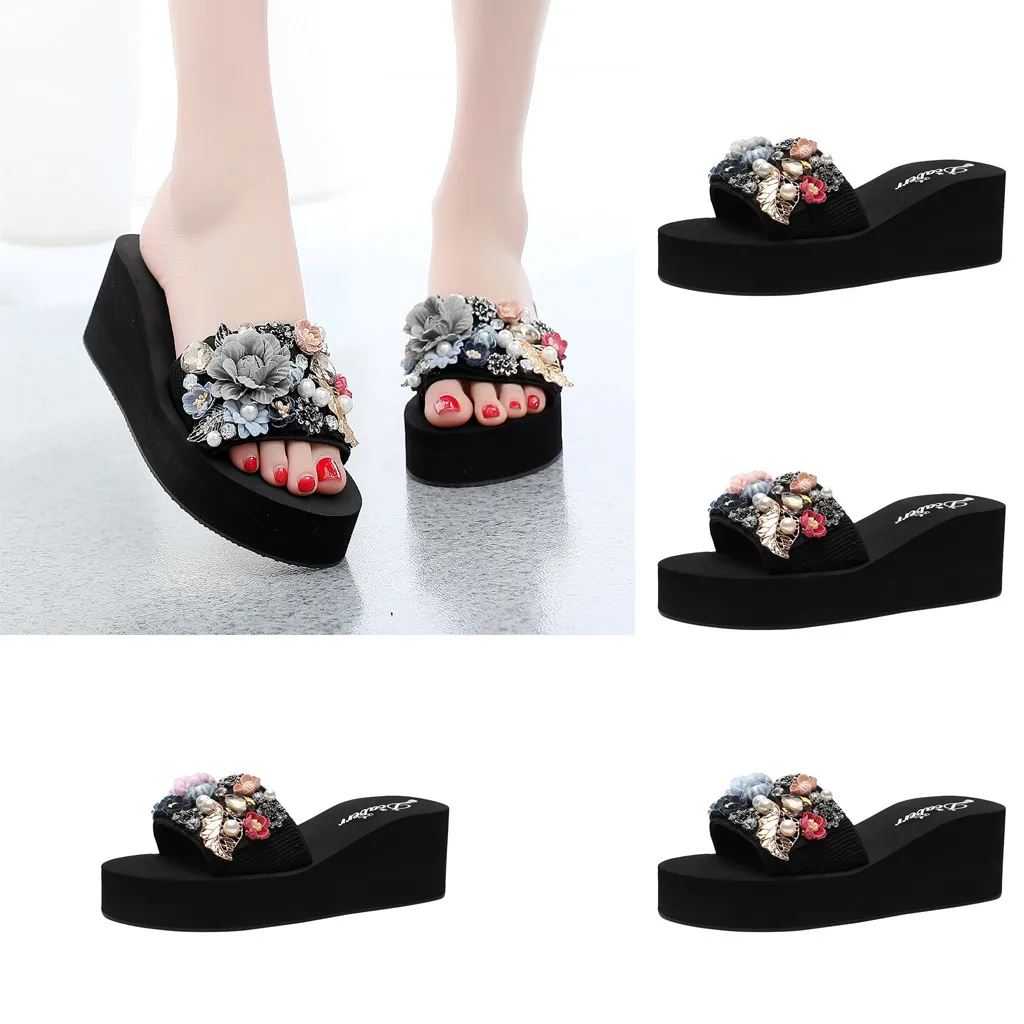 2019 туфли женские Women Summer Bohemian Open Toe Fashion Non-Slip Wedge Slippers Pearl Beach Shoes shoes woman sandals 25
2019 туфли женские Women Summer Bohemian Open Toe Fashion Non-Slip Wedge Slippers Pearl Beach Shoes shoes woman sandals 25