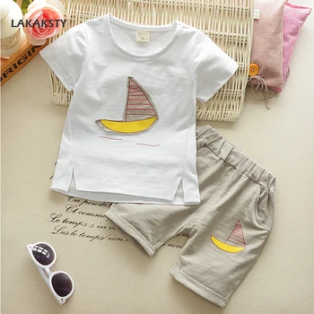 70-100cm Cotton Kids Clothing Set Summer Children Clothes Baby Boys Girls Casual Suit T-Shirt+Shorts Sailboat Style Costumes Set
70-100cm Cotton Kids Clothing Set Summer Children Clothes Baby Boys Girls Casual Suit T-Shirt+Shorts Sailboat Style Costumes Set