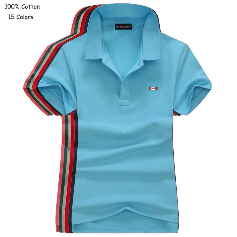 2019 New Summer Fashion brand Women's short sleeve polos shirts casual cotton womens lapel polos shirts lady slim clothing tops
2019 New Summer Fashion brand Women's short sleeve polos shirts casual cotton womens lapel polos shirts lady slim clothing tops