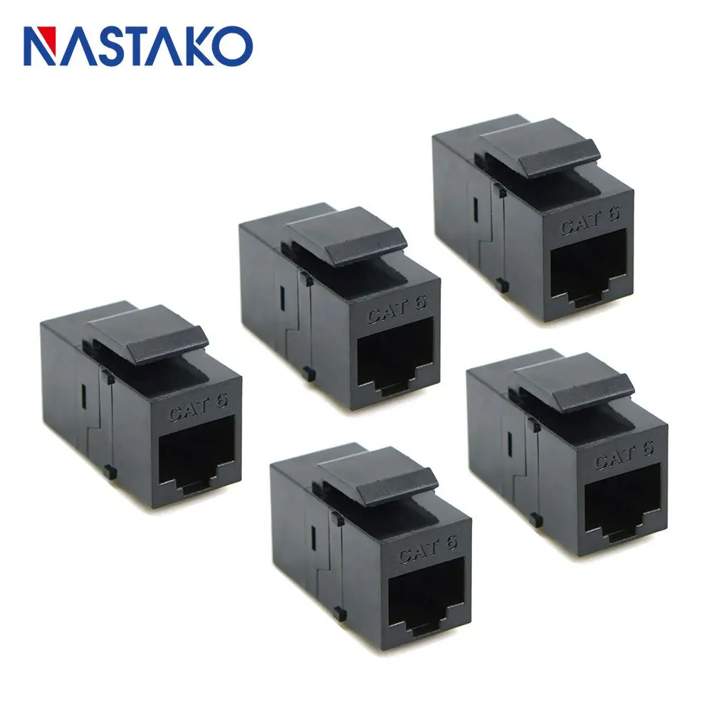 Cat6 Keystone Jack RJ45 Connector keystone RJ45 Extension Coupler Ethernet Network LAN Cat 6 Coupler Adapter Connector 3 Colors
Cat6 Keystone Jack RJ45 Connector keystone RJ45 Extension Coupler Ethernet Network LAN Cat 6 Coupler Adapter Connector 3 Colors