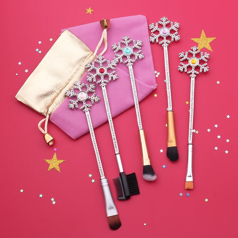 Snowflake Design Beauty Snow Makeup Brushes Sets Eyebrow Eye Shadow Brush Girl Gift Cosmetic Brush Christmas gift
Snowflake Design Beauty Snow Makeup Brushes Sets Eyebrow Eye Shadow Brush Girl Gift Cosmetic Brush Christmas gift