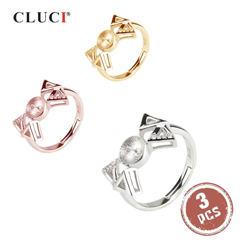 CLUCI 3 шт серебро 925 циркон кольцо настройки для женщин геометрические 925 пробы серебряные кольца для жемчужные для изготовления украшений SR2012SB
CLUCI 3 шт серебро 925 циркон кольцо настройки для женщин геометрические 925 пробы серебряные кольца для жемчужные для изготовления украшений SR2012SB