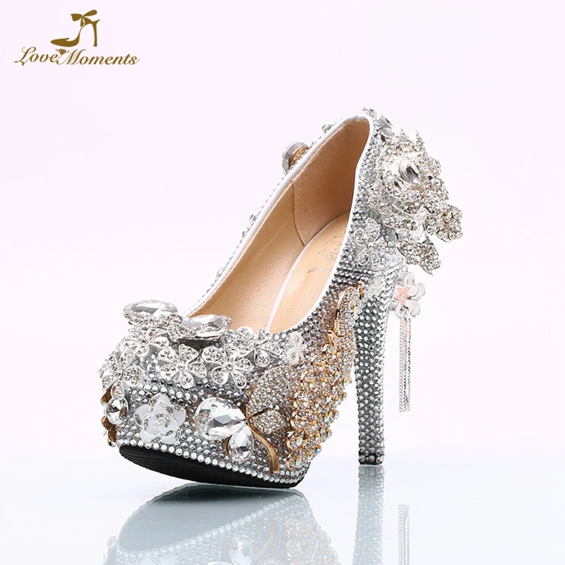 Big Size 45 Luxury Silver Rhinestone Wedding Party Shoes Gorgeous Design Flower Bridal Dress Shoes Custom Made Prom Pumps
Big Size 45 Luxury Silver Rhinestone Wedding Party Shoes Gorgeous Design Flower Bridal Dress Shoes Custom Made Prom Pumps