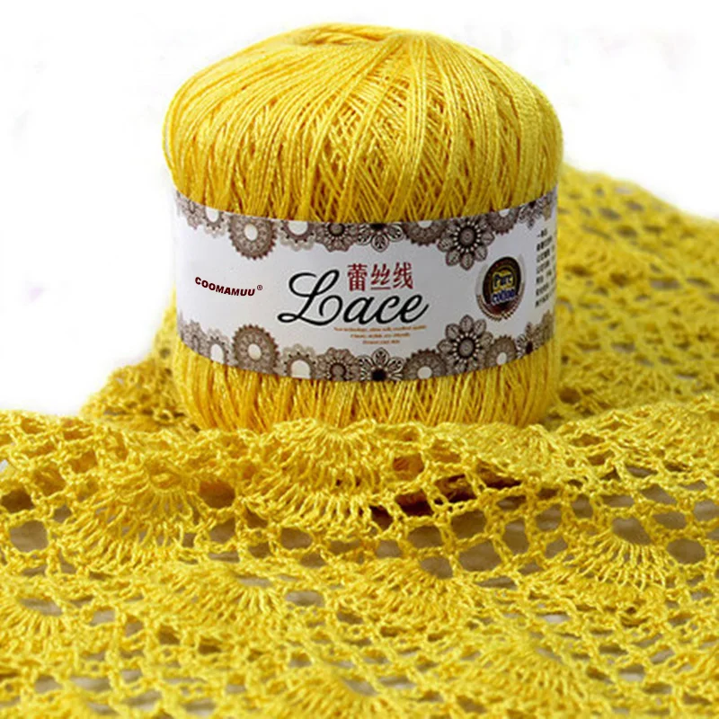 50 g/ball 8 # Lace Crochet Thread Cotton Thread Lace Yarn Summer Cotton Wool Fine Yarns for Hand Knitting Threads
50 g/ball 8 # Lace Crochet Thread Cotton Thread Lace Yarn Summer Cotton Wool Fine Yarns for Hand Knitting Threads