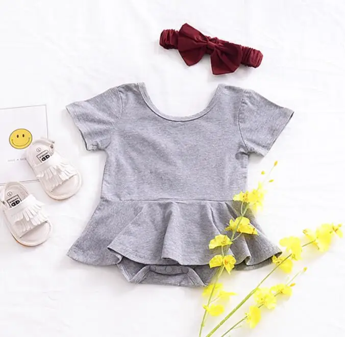 Toddler Baby Girl Infant Romper Skirt Onesie Ruffle Rompers Summer Clothes Clothing Newborn Short Sleeve For Kids Jumpsuit
Toddler Baby Girl Infant Romper Skirt Onesie Ruffle Rompers Summer Clothes Clothing Newborn Short Sleeve For Kids Jumpsuit
