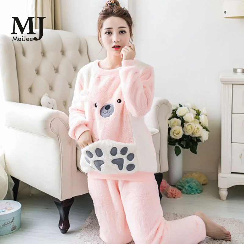MJ057A Winter Warm Pajama set Flannel kigurumi Pink Pyjamas Women Pyama Pizama Damska Pijama Mujer Pigiama Donna Pyjama Femme
MJ057A Winter Warm Pajama set Flannel kigurumi Pink Pyjamas Women Pyama Pizama Damska Pijama Mujer Pigiama Donna Pyjama Femme
