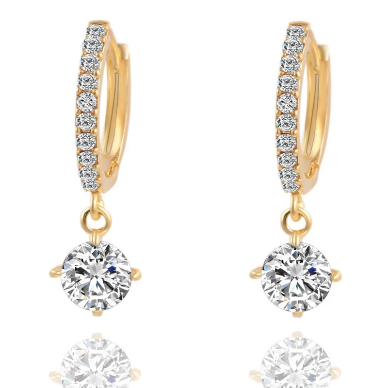 Trendy Round CZ Crystal Earrings For Women Vintage Silver Gold Color Wedding Party Earrings Jewelry Accessories Feminino Gift
Trendy Round CZ Crystal Earrings For Women Vintage Silver Gold Color Wedding Party Earrings Jewelry Accessories Feminino Gift