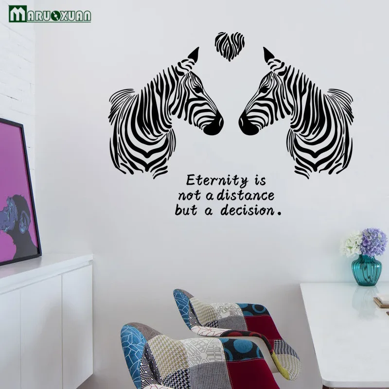 Maruoxuan Black White Love Zebras Wall Stickers Fashion Bedroom Animal Decor For Marriage Room 3d Home Decor Art Mural Wallpaper
Maruoxuan Black White Love Zebras Wall Stickers Fashion Bedroom Animal Decor For Marriage Room 3d Home Decor Art Mural Wallpaper