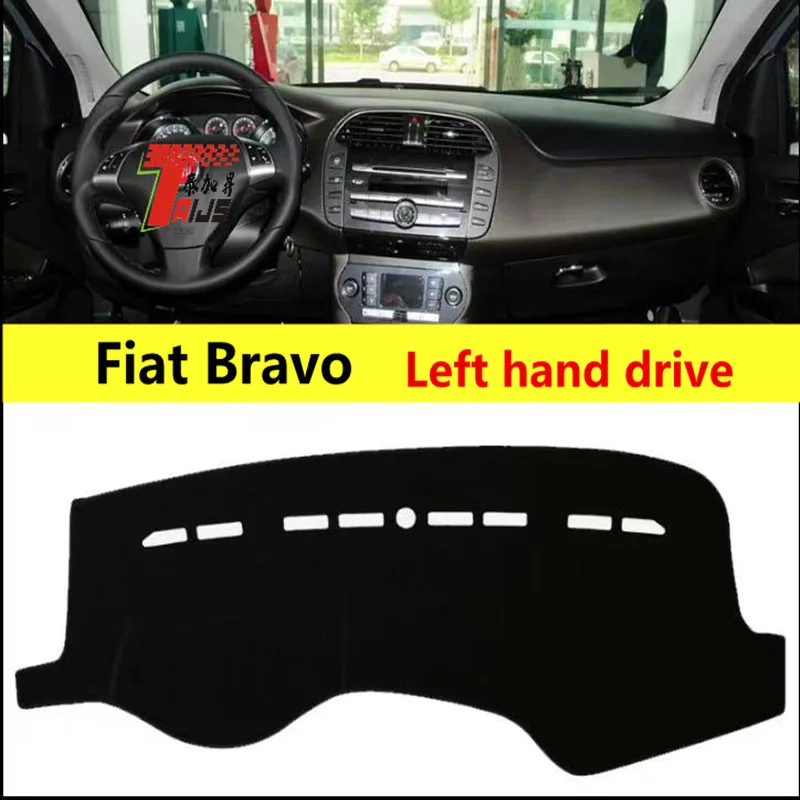 Защита от солнца TAIJS для левого руля Fiat Bravo Пыленепроницаемый Чехол приборной